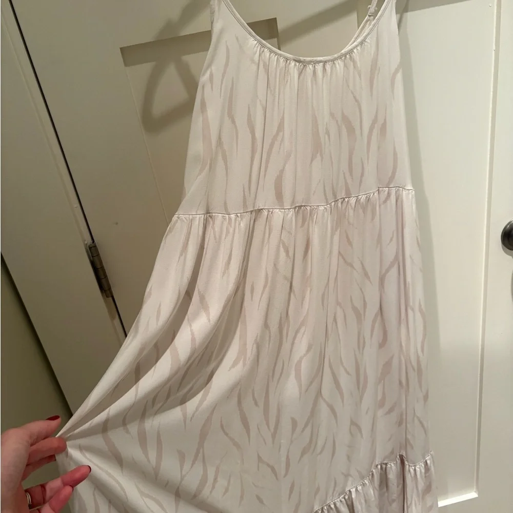 Z Supply Lido Animal Maxi Dress Sandstone Sz M - Picture 6 of 11